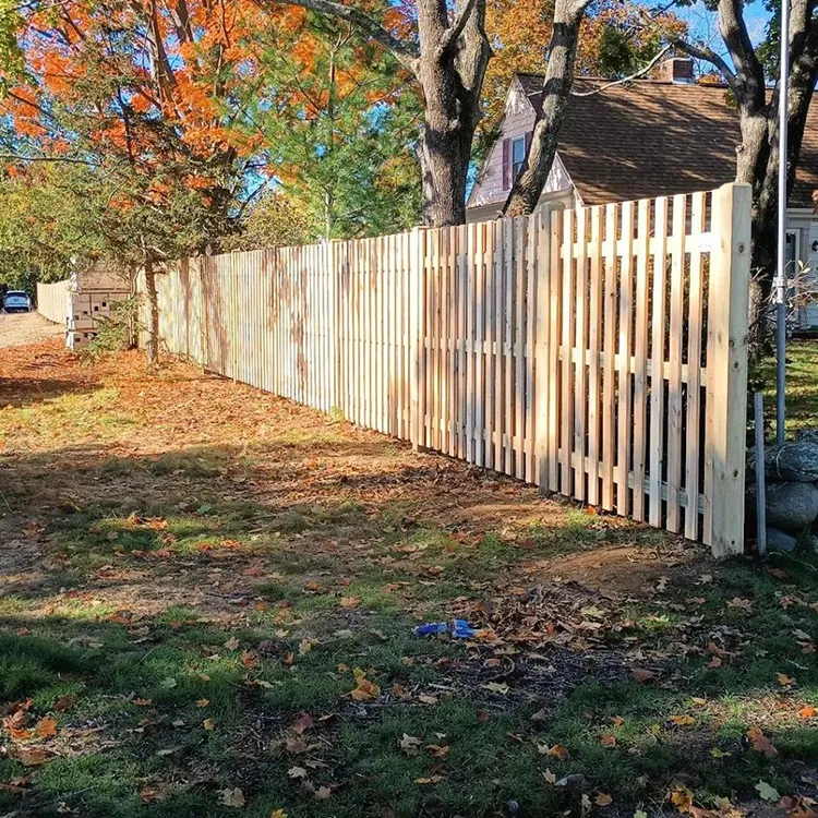 wood fencing